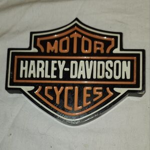 Harley-Davidson Black and Orange Art & Decals Wall Decor